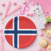 ノルウェー国旗（ノルウェー） ペーパープレート (パーティー)