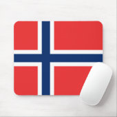 ノルウェー国旗(ノルウェー) マウスパッド (マウス)