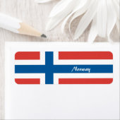 ノルウェー国旗、ノルウェー ラベル (インサイチュ)