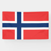 ノルウェー国旗(ノルウェー) 横断幕 (横)