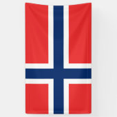 ノルウェー国旗(ノルウェー) 横断幕 (縦)