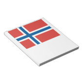 ノルウェー国旗 ノートパッド (アングル)