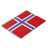 ノルウェー国旗 ノートブック (左側)