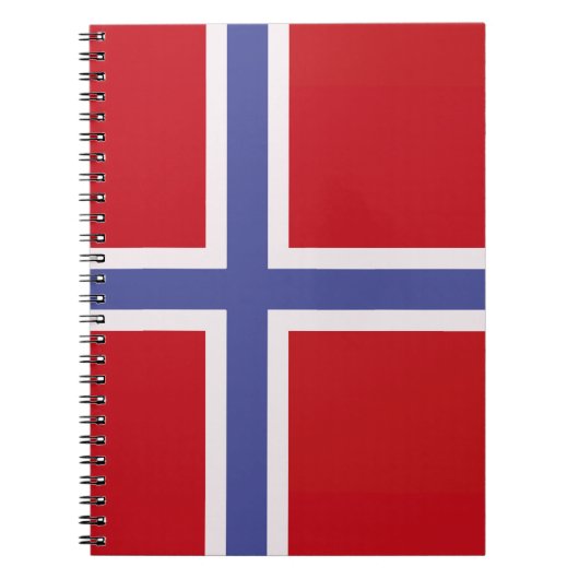 ノルウェー国旗 ノートブック (正面)