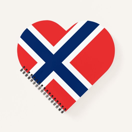 ノルウェー国旗 ノートブック (正面)