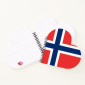ノルウェー国旗 ノートブック (内部)