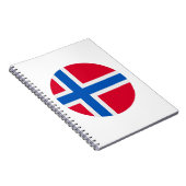 ノルウェー国旗 ノートブック (右側)