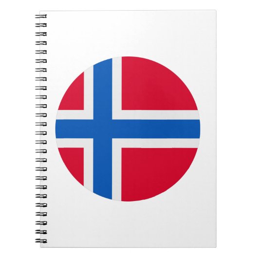 ノルウェー国旗 ノートブック (正面)