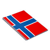 ノルウェー国旗 ノートブック (右側)