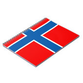 ノルウェー国旗 ノートブック (左側)