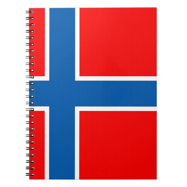 ノルウェー国旗 ノートブック (正面)