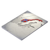 ノルウェー国旗 ノートブック (左側)