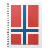 ノルウェー国旗 ノートブック (正面)