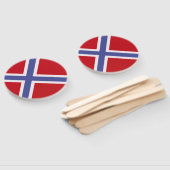 ノルウェー国旗 ハンドファン (組立なし)