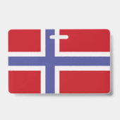 ノルウェー国旗 バッジ (裏面)
