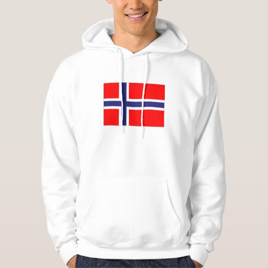 ノルウェー国旗 パーカ (正面)