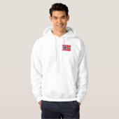 ノルウェー国旗 パーカ (正面フル)
