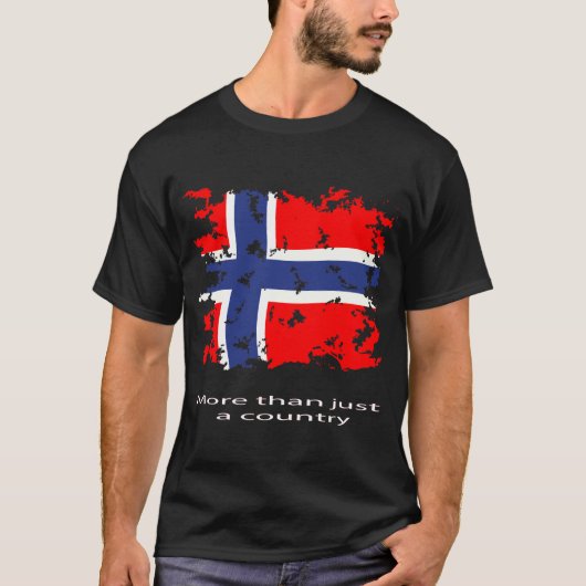 ノルウェー国旗 ビンテージ Tシャツ (正面)