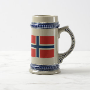 ノルウェー国旗 ビールジョッキ