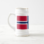 ノルウェー国旗 ビールジョッキ (左)