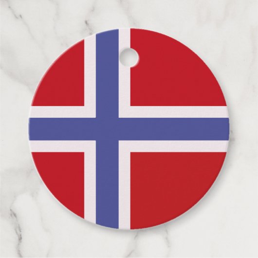 ノルウェー国旗 フェイバータグ (正面)