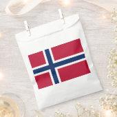 ノルウェー国旗 フェイバーバッグ (クリップ留めされた状態)