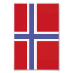 ノルウェー国旗 フォトプリント