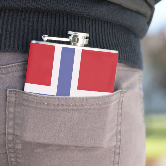 ノルウェー国旗 フラスク (インサイチュ)