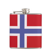 ノルウェー国旗 フラスク (正面)