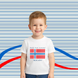 ノルウェー国旗 ベビーTシャツ