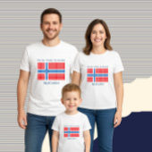 ノルウェー国旗 ベビーTシャツ