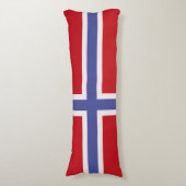 ノルウェー国旗 ボディピロー (正面縦)