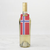 ノルウェー国旗 ボトルネックタグ (ボトル)