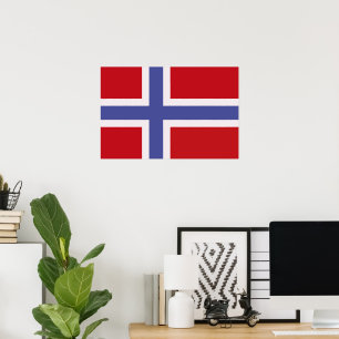 ノルウェー国旗 ポスター