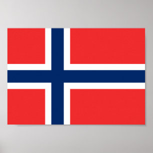 ノルウェー国旗 ポスター