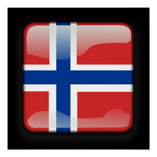 ノルウェー国旗 ポスター (正面)