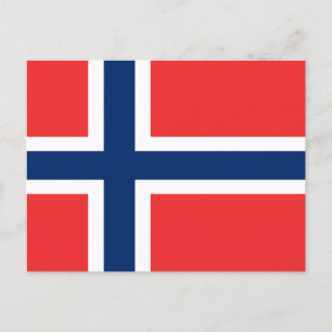 ノルウェー国旗 ポストカード