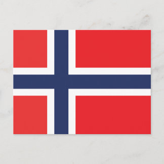 ノルウェー国旗 ポストカード