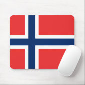 ノルウェー国旗 マウスパッド (マウス)