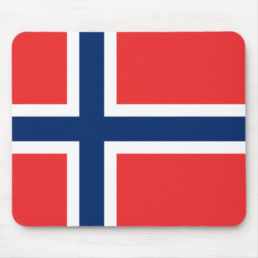 ノルウェー国旗 マウスパッド (正面)