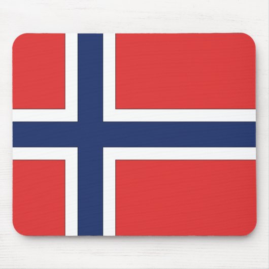 ノルウェー国旗 マウスパッド (正面)