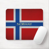 ノルウェー国旗 マウスパッド (マウス)