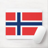 ノルウェー国旗 マウスパッド (マウス)