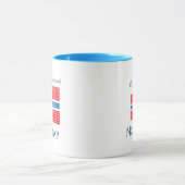 ノルウェー国旗 マグカップ (中央)
