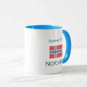 ノルウェー国旗 マグカップ (正面右)