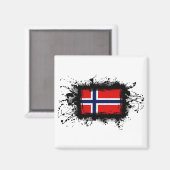 ノルウェー国旗 マグネット (正面/裏面)