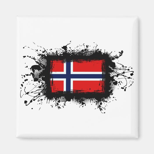 ノルウェー国旗 マグネット (正面)