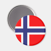 ノルウェー国旗 マグネット (正面/裏面)