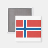 ノルウェー国旗 マグネット (正面/裏面)
