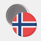 ノルウェー国旗 マグネット (正面/裏面)